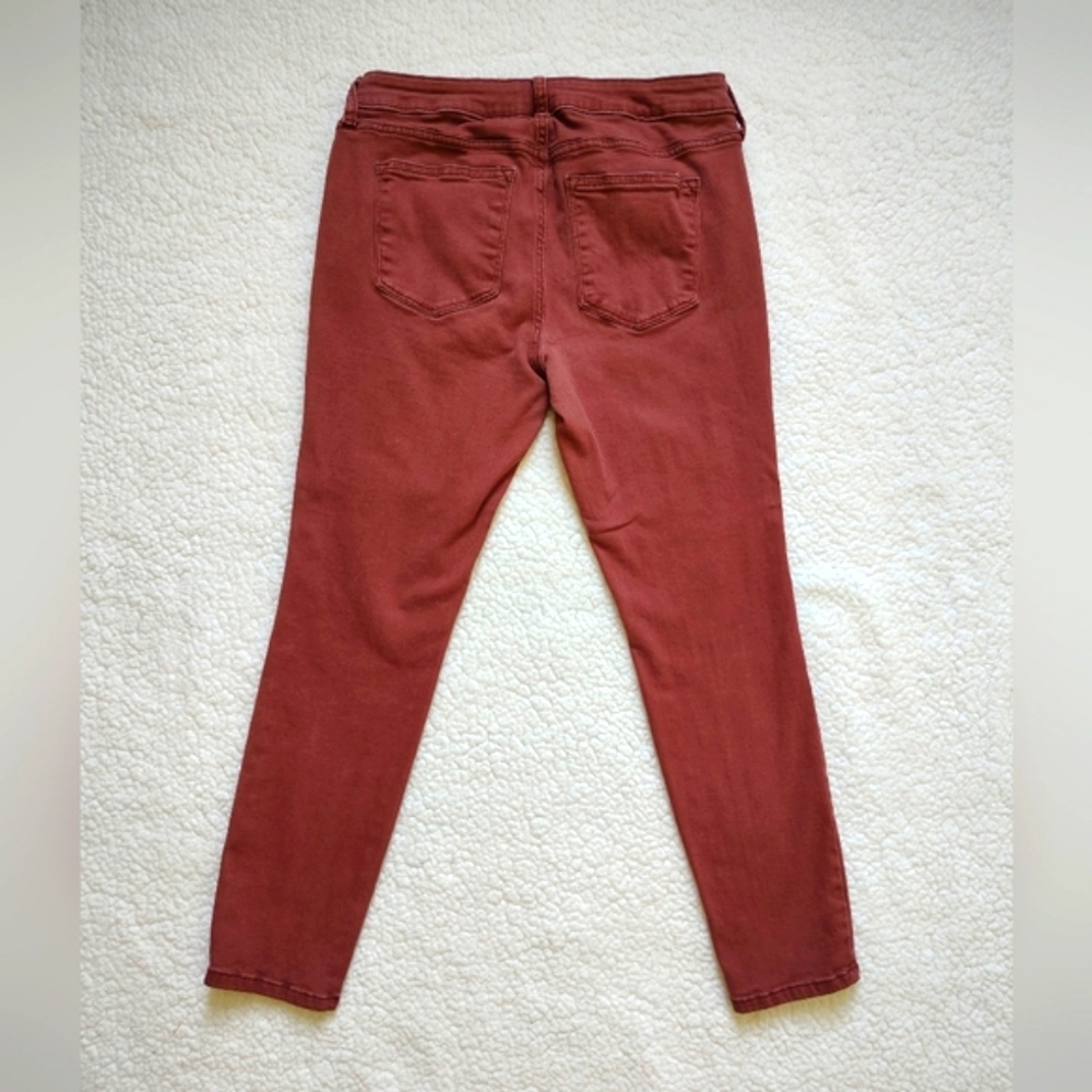 Sonoma Women's Size 10S Rust-colored Skinny Jeans - Picture 8 of 8